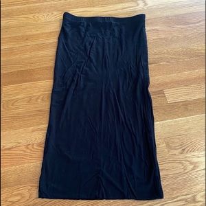black pencil  skirt